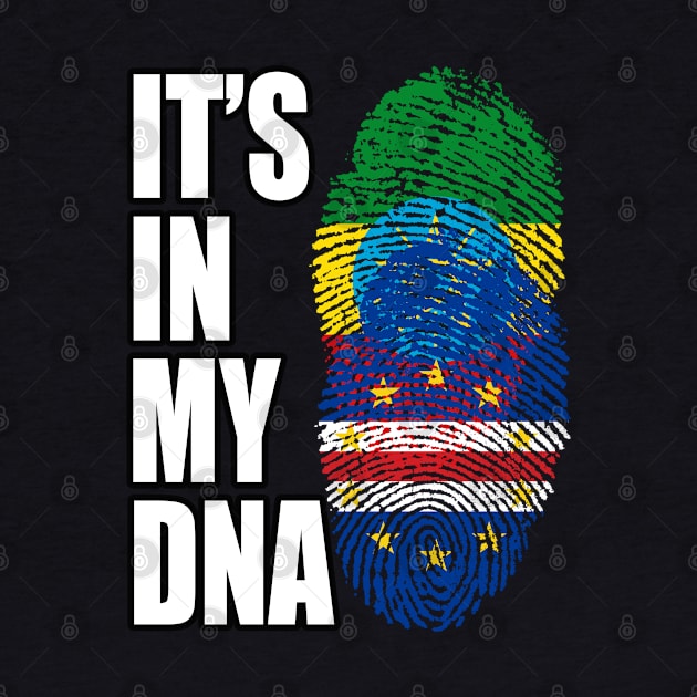 Ethiopian And Cabo Verdean Mix Heritage DNA Flag by Just Rep It!!